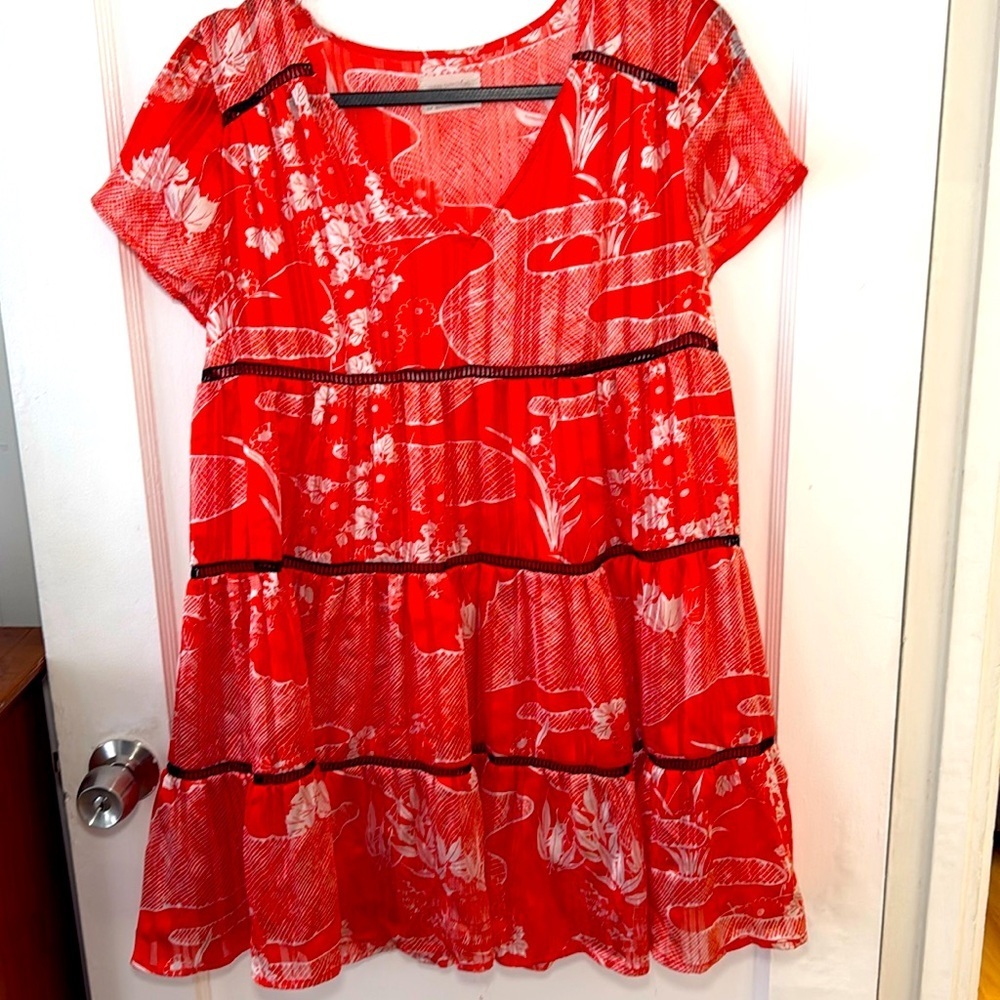 Urban Outfitters Boho Tiered Mini Dress – Size Small